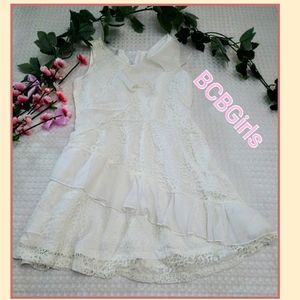 BCBGirls Lace Dress White Size 12 NWT